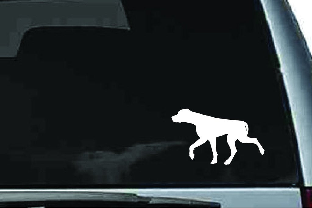 Picniva Hound Dog Sty35 Vinyl Car Window Decal, Approx 5 in