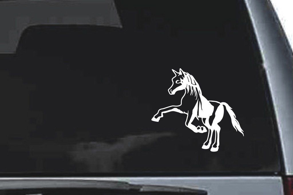 Picniva Pony Sty10 Vinyl Car Window Decal, Approx 5 in