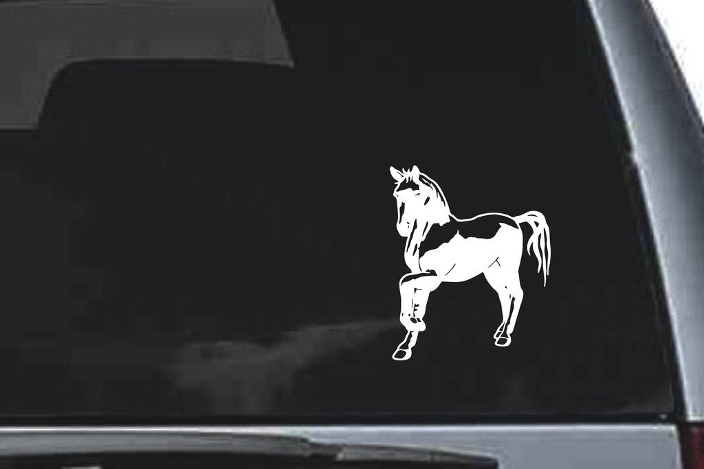 Picniva Horse Sty57 Vinyl Car Window Decal, Approx 5 in