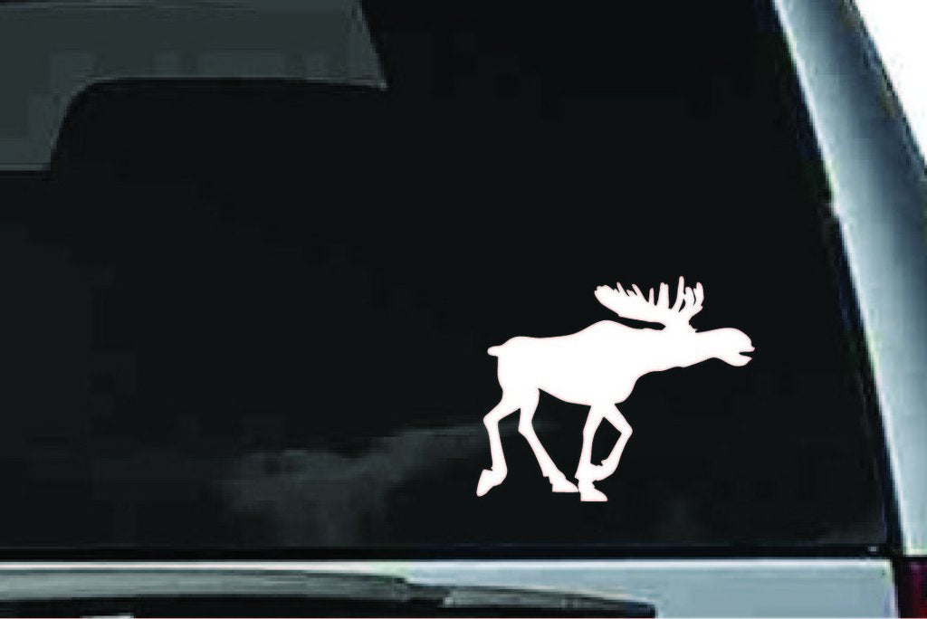 Picniva Moose Sty10a Vinyl Car Window Decal, Approx 5 in