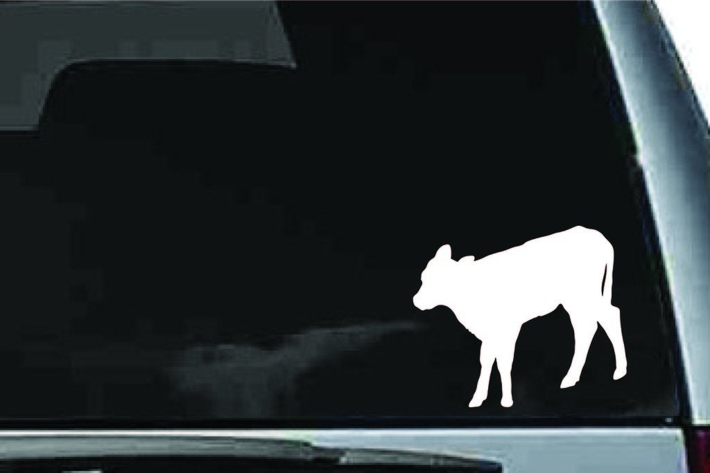 Picniva Cow Sty17 Vinyl Car Window Decal, Approx 5 in