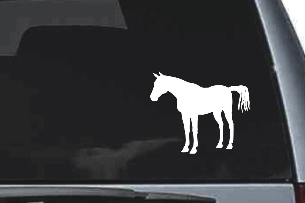 Picniva Horse Sty25a Vinyl Car Window Decal, Approx 5 in