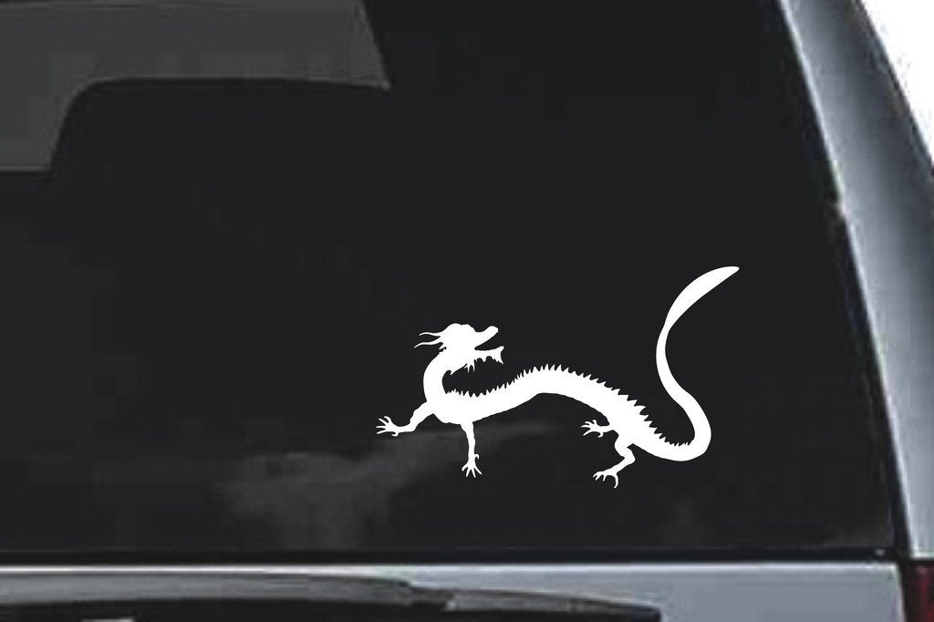 Picniva East Dragon Sty21 Vinyl Car Window Decal, Approx 5 in