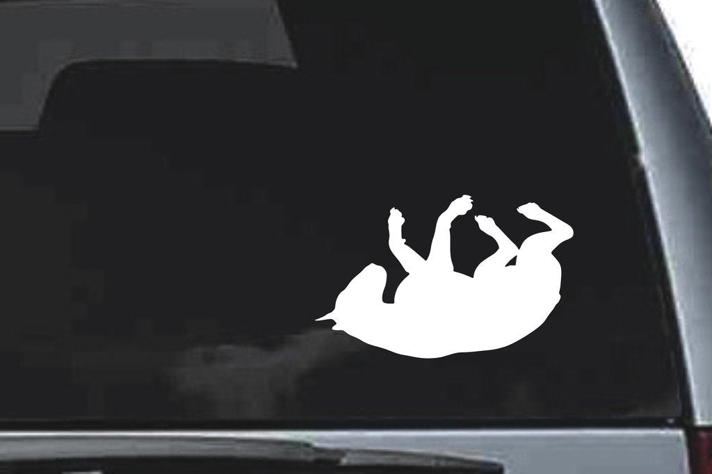 Picniva Bull Terrier Dog Sty16 Vinyl Car Window Decal, Approx 5 in