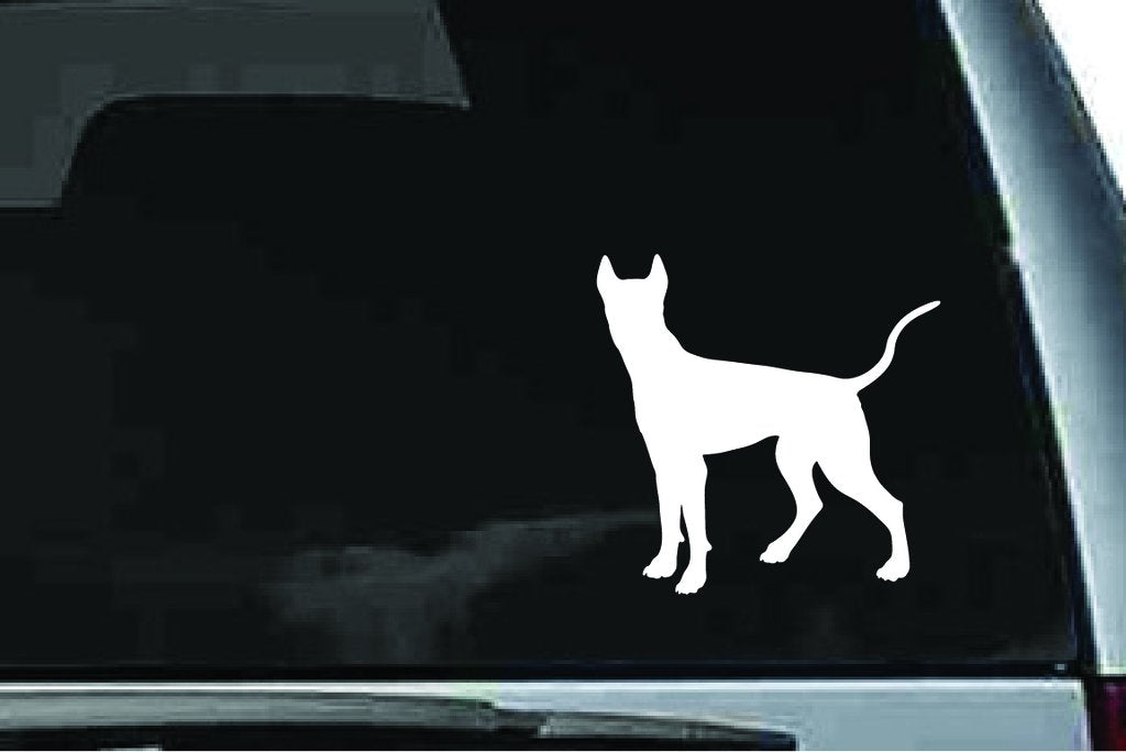 Picniva Doberman Dog Sty18a Vinyl Car Window Decal, Approx 5 in
