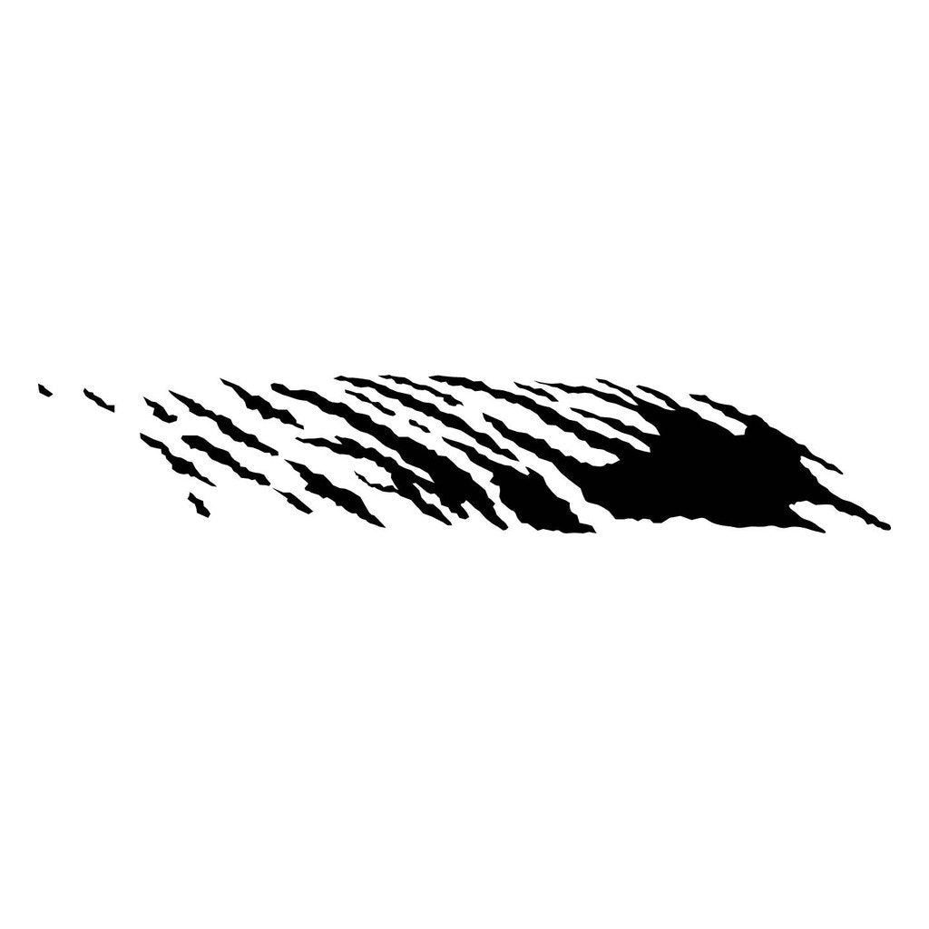 Picniva sty339 Racing Car Body Side Stripes Sticker Decal 2 Pcs