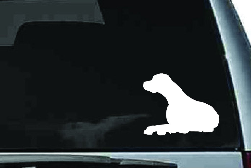 Picniva Hound Dog Sty21 Vinyl Car Window Decal, Approx 5 in