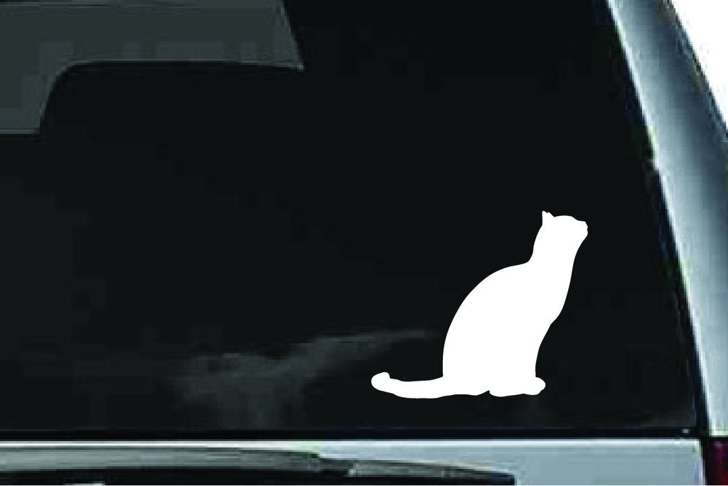 Picniva British Shorthair Cat Sty6 Vinyl Car Window Decal, Approx 5 in