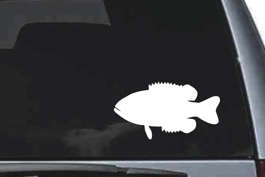 Picniva Fish Sty61 Vinyl Car Window Decal, Approx 5 in
