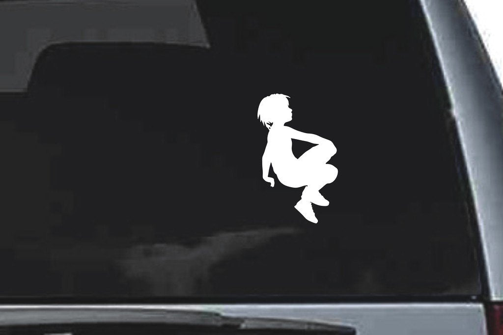 Picniva Boy Sty27 Vinyl Car Window Decal, Approx 5 in