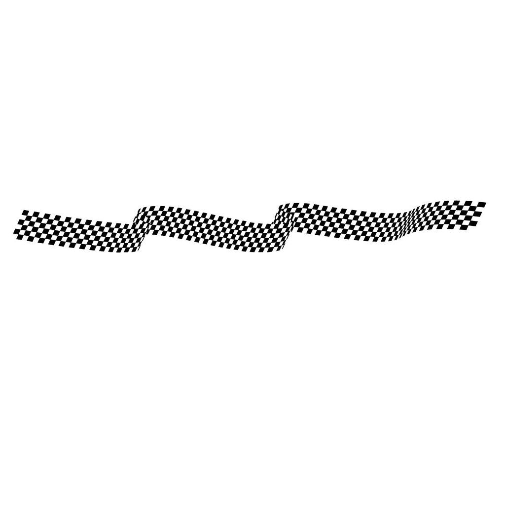 Picniva sty517Car Body Side Stripes Vinyl Graphics Sticker Decals 2 Pcs
