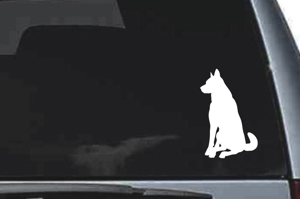 Picniva Wolf Sty27 Vinyl Car Window Decal, Approx 5 in