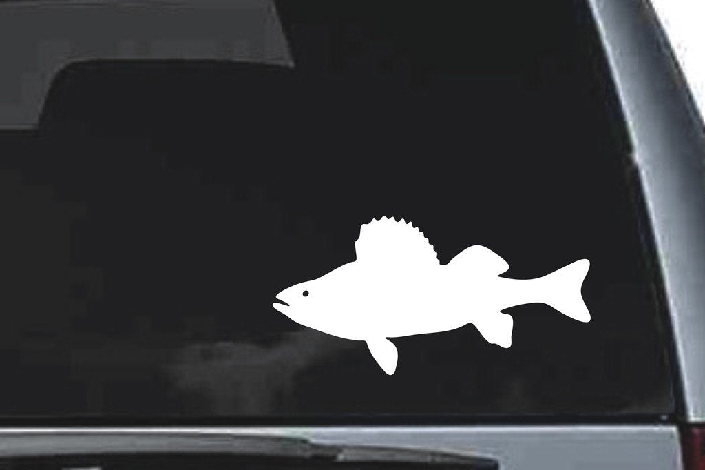 Picniva Fish Sty65 Vinyl Car Window Decal, Approx 5 in