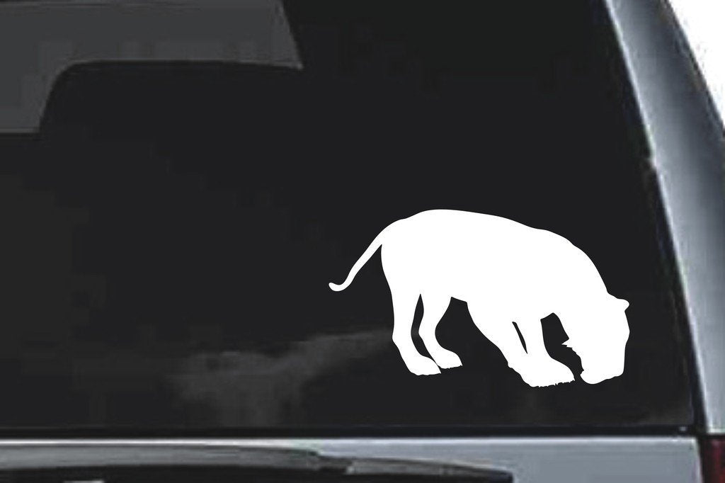 Picniva Tiger Sty3 Vinyl Car Window Decal, Approx 5 in