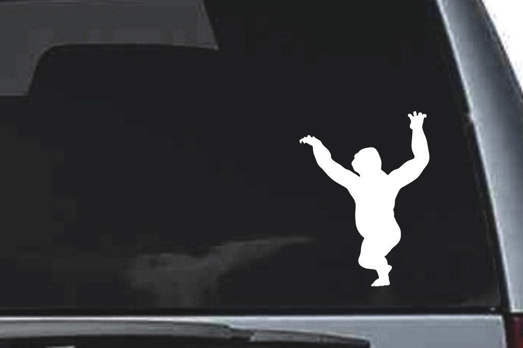Picniva Gorilla Sty16 Vinyl Car Window Decal, Approx 5 in