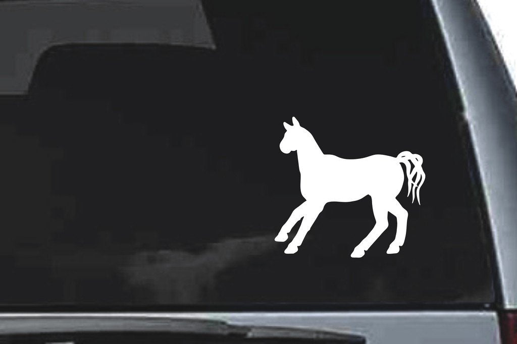Picniva Horse Sty49a Vinyl Car Window Decal, Approx 5 in