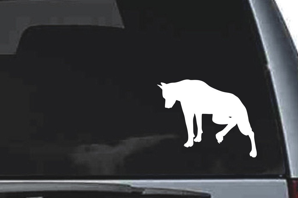 Picniva Wolf Sty25 Vinyl Car Window Decal, Approx 5 in