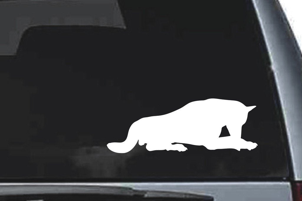 Picniva Wolf Sty15 Vinyl Car Window Decal, Approx 5 in