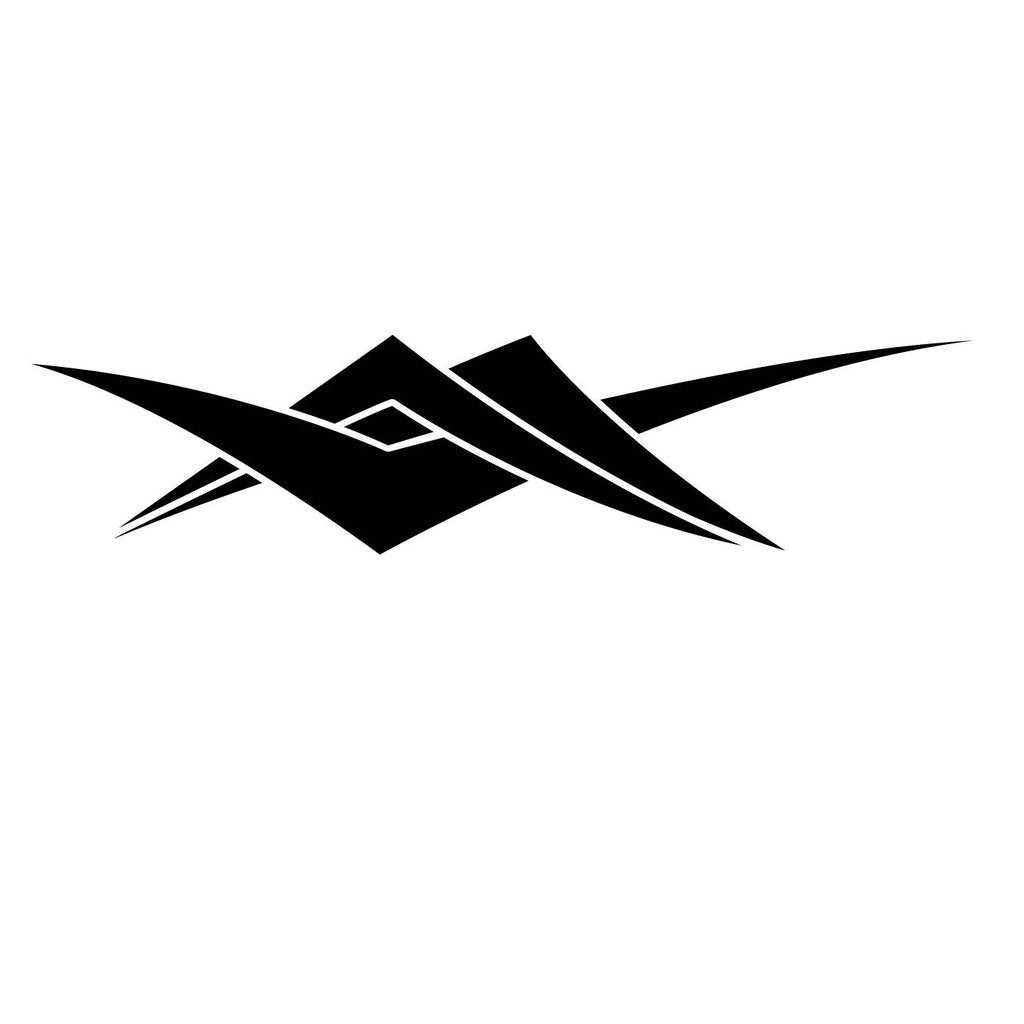 Picniva Style 344 Racing Side Stripe Vinyl Decals, 20 x 68 in, 2 Pc