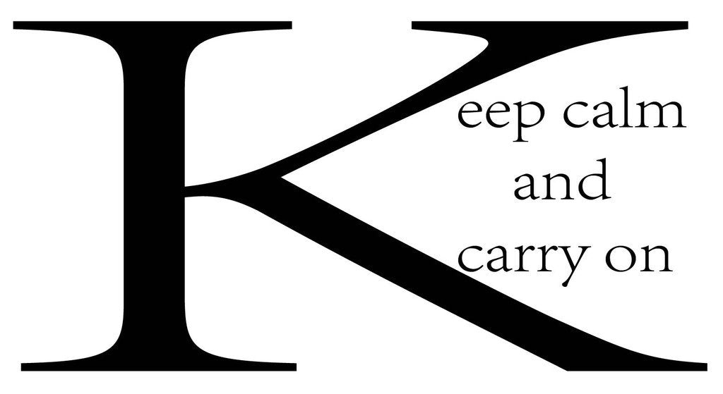 Picniva Keep Calm And Carry On Quote Removable Vinyl Wall Decal - Color: keep calm and carry on