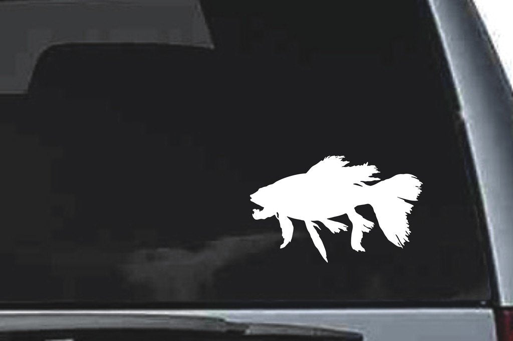 Picniva Koi Fish Sty02a Vinyl Car Window Decal, Approx 5 in