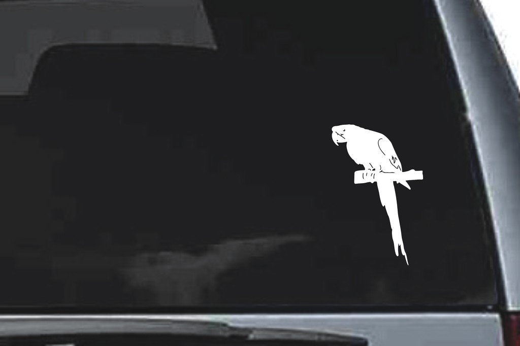 Picniva Parrot Sty3 Vinyl Car Window Decal, Approx 5 in