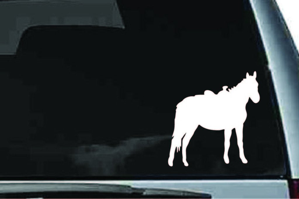 Picniva Standing Horse Sty101 Vinyl Car Window Decal, Approx 5 in