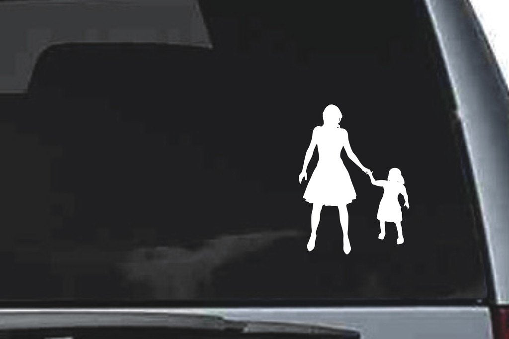 Picniva Mothers Day Sty1a Vinyl Car Window Decal, Approx 5 in