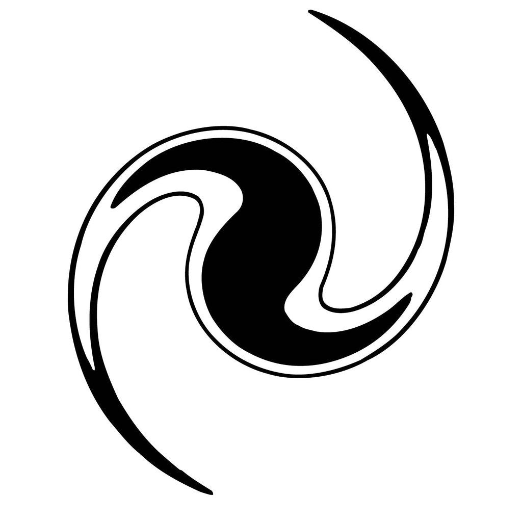 Picniva Circular Swirl Vinyl Car Body Side Decals, Two Pack