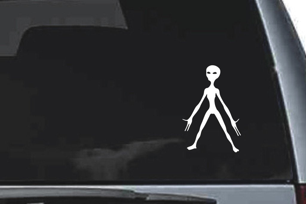Picniva Alien Sty19a Vinyl Car Window Decal, Approx 5 in
