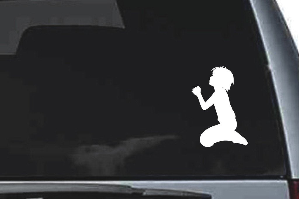 Picniva Boy Sty34 Vinyl Car Window Decal, Approx 5 in