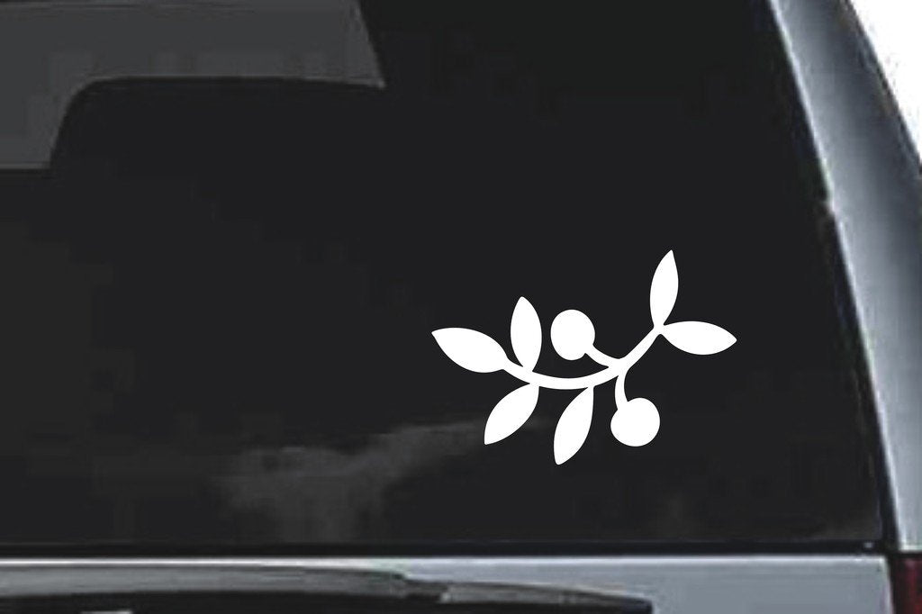 Picniva Scroll Sty46 Vinyl Car Window Decal, Approx 5 in