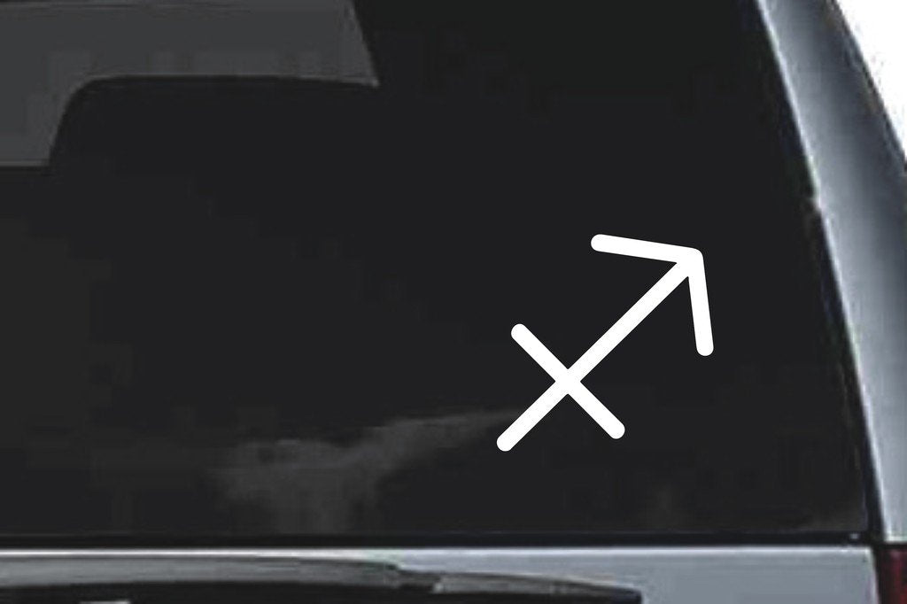 Picniva Sagittarius Sty4 Vinyl Car Window Decal, Approx 5 in