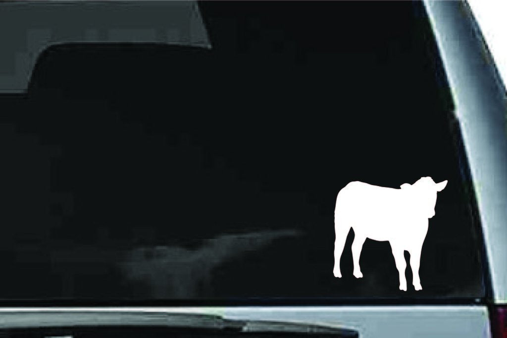 Picniva Cow Sty48 Vinyl Car Window Decal, Approx 5 in