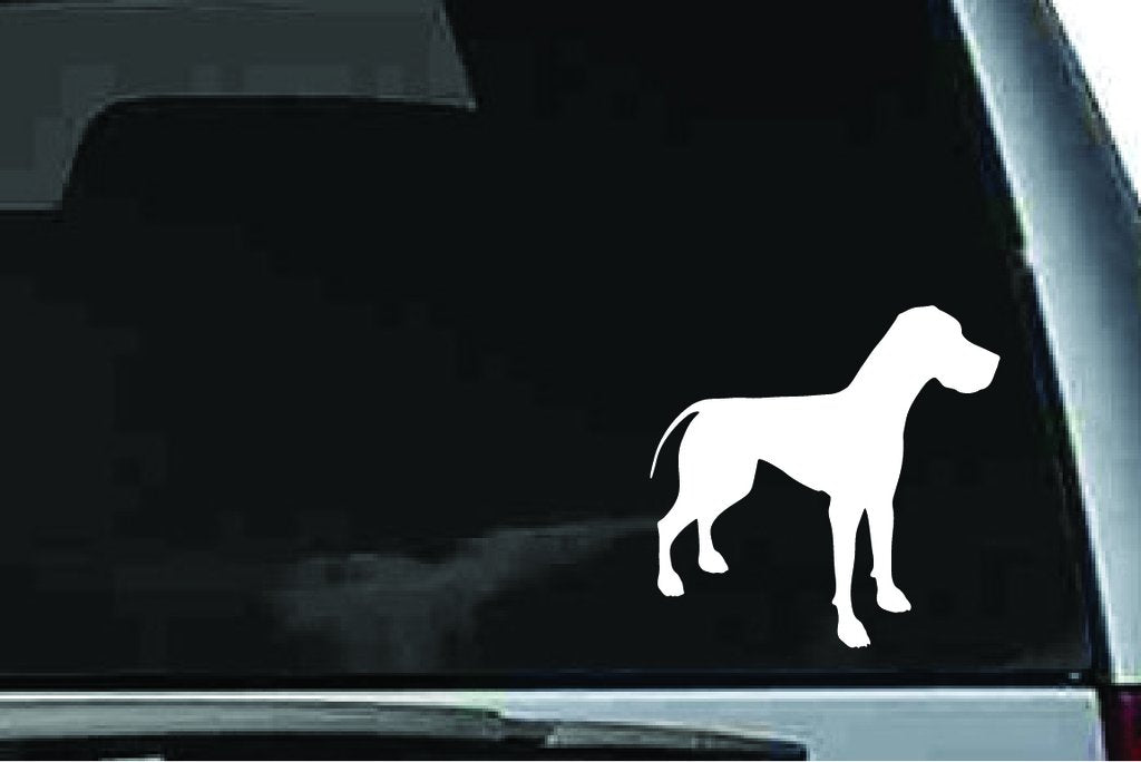 Picniva Great Dane Dog Sty1a Vinyl Car Window Decal, Approx 5 in