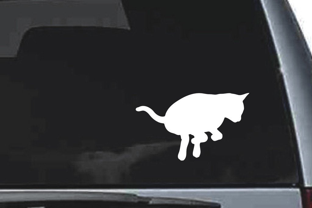 Picniva Cat Sty31a Vinyl Car Window Decal, Approx 5 in