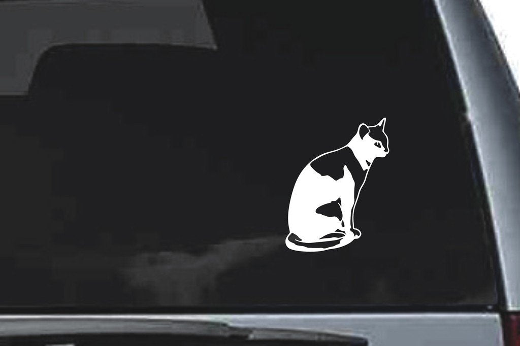 Picniva Cat Sty22 Vinyl Car Window Decal, Approx 5 in