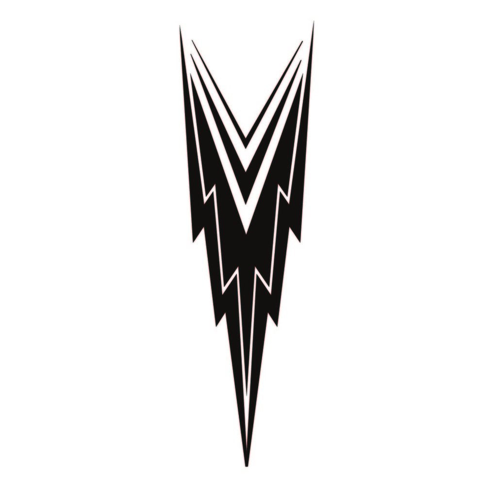 Picniva sty184 Racing Car Body Side Stripes Sticker Decal 2 Pcs