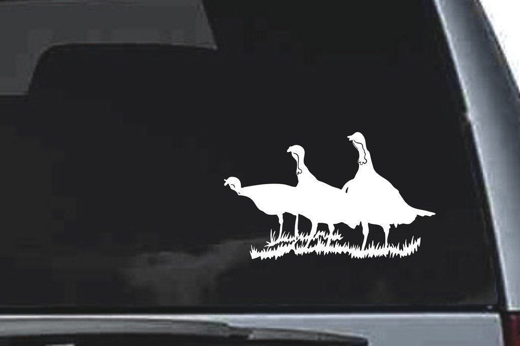 Picniva Turkey Sty3 Vinyl Car Window Decal, Approx 5 in