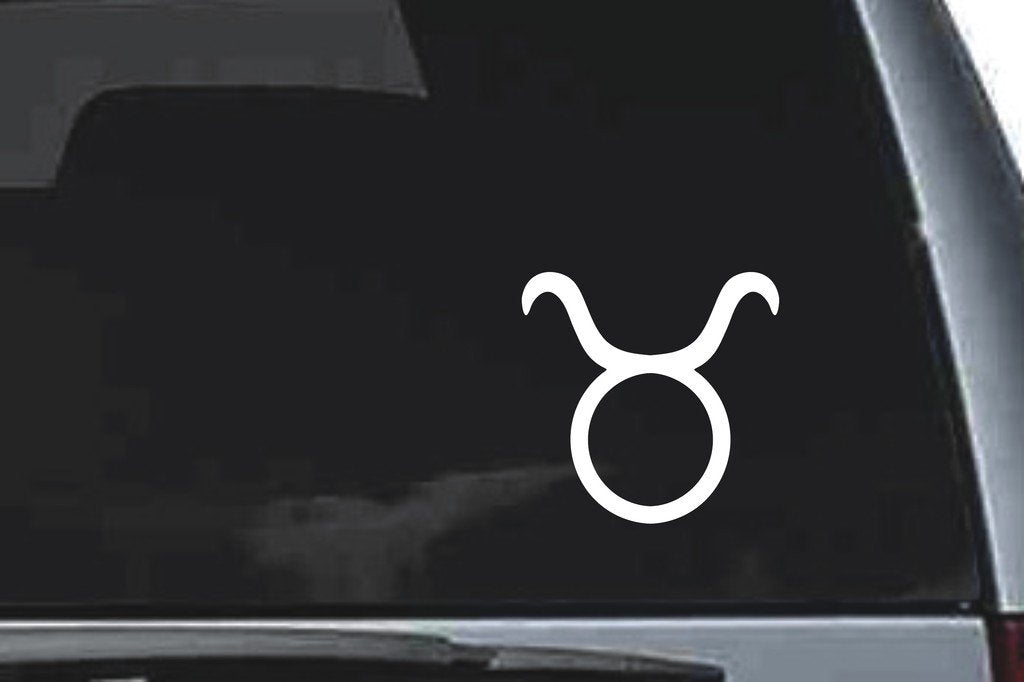 Picniva Taurus Sty3 Vinyl Car Window Decal, Approx 5 in