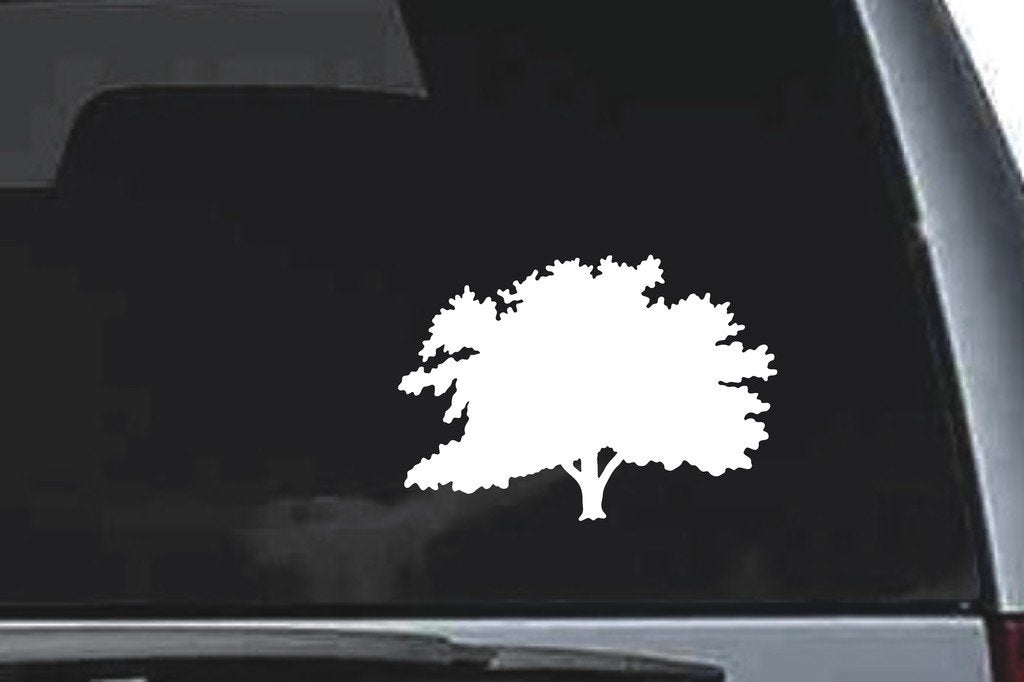 Picniva Tree Sty31 Vinyl Car Window Decal, Approx 5 in