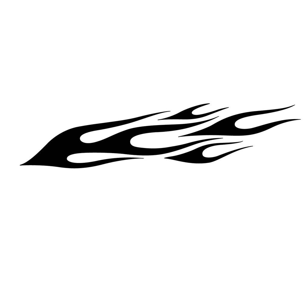 Picniva Style 314 Racing Side Stripe Vinyl Decals, 20 x 86 in, 2 Pc