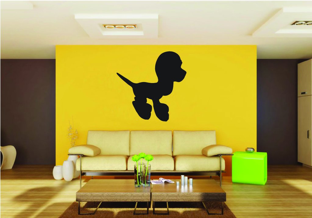 Picniva Dog Style gy2a Removable Vinyl Wall Decal