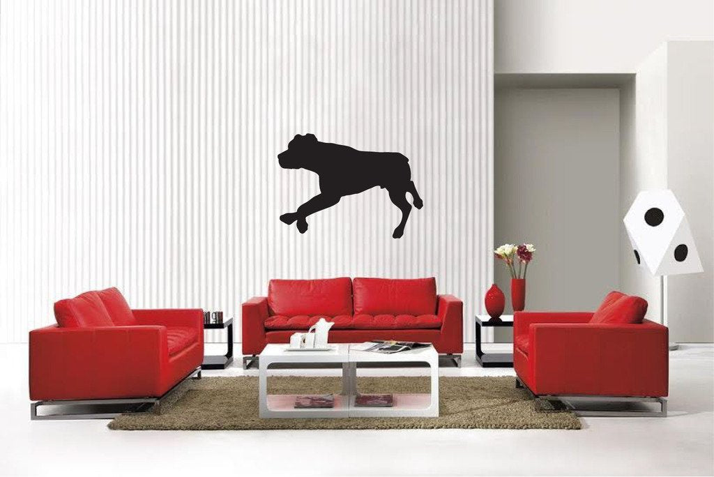 Picniva Matte Black Rottweiler Style 16a Vinyl Wall Decal Pet Dog Decor