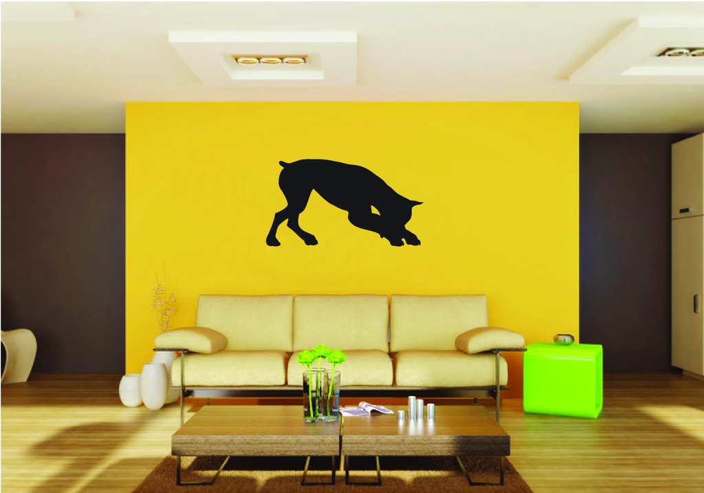 Picniva Boxer Dog Style 42 Removable Vinyl Wall Decal
