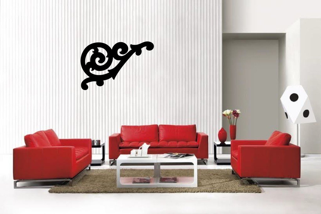 Picniva Scroll Style33 Wall Decal Removable Home Decor