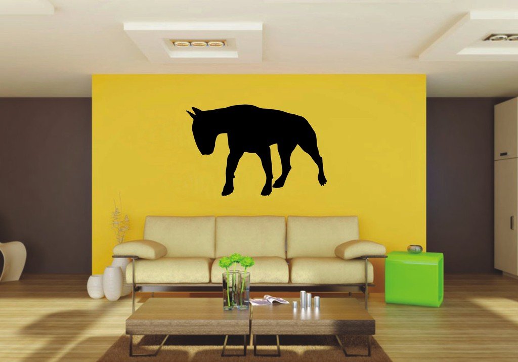 Picniva 22x14.28 Bull Terrier Style 18 Vinyl Wall Decal Dog Breed