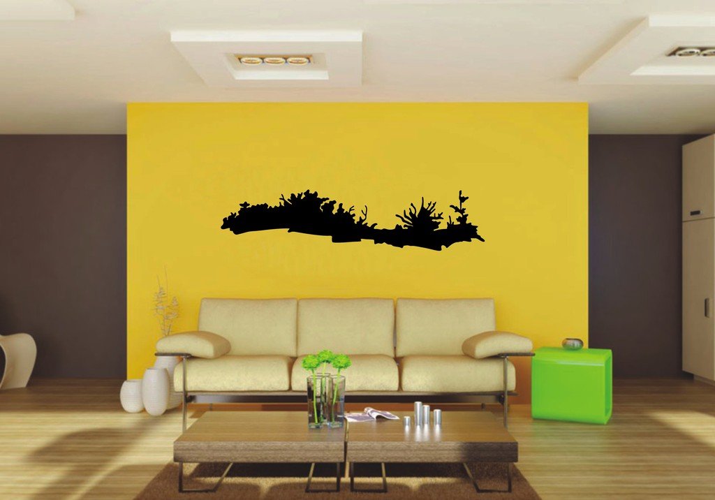 Picniva 22x5.09 Brush Style 17 Vinyl Wall Decal Nature
