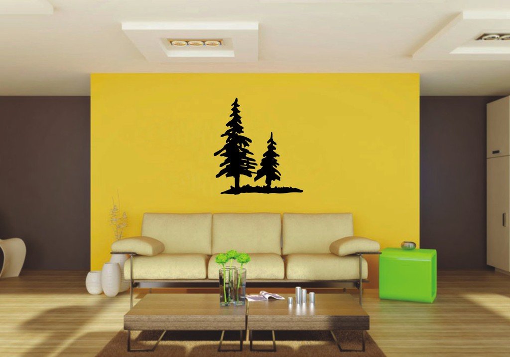 Picniva 22x23.89 Trees Style 2 Vinyl Wall Decal Nature