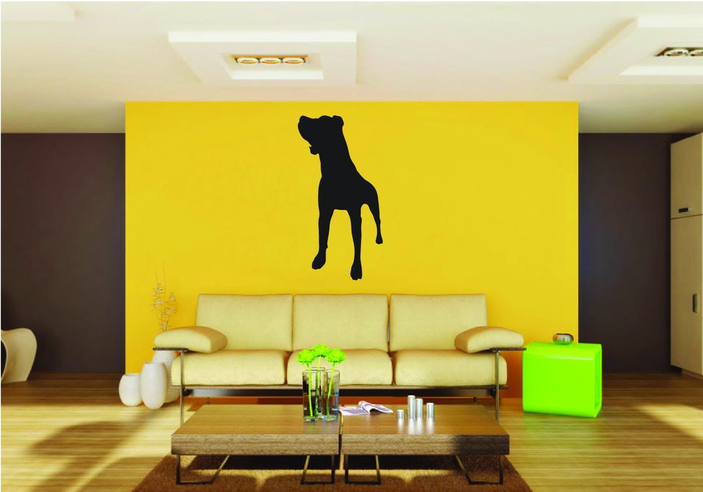 Picniva Rottweiler Dog Style 29a Removable Vinyl Wall Decal